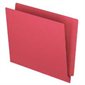 End Tab File Folder 11-pt. Letter size, box of 100 red