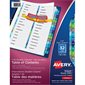 Ready Index® Double Column Dividers 1-32