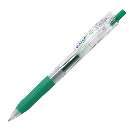 Sarasa® ECO Retractable Ballpoint Pen Sold individually green