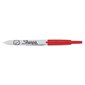 Retractable Permanent Marker Extra-fine point red