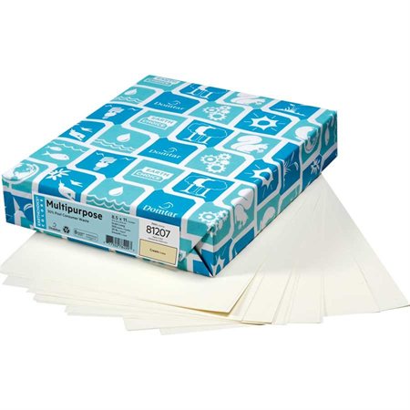 Papier couverture à usage multiples EarthChoice® Bristol Format lettre, 8-1/2 x 11" crème