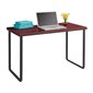 Steel Work Station cherry and black