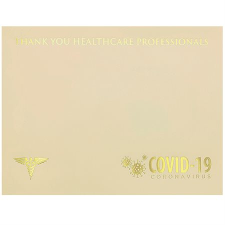 Covid-19 Thank You Certificate