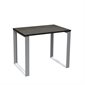 Innovations Contemporary Desk with Loop Legs Grey Dusk finish