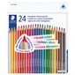 Crayons de couleurs, boite de 24 bte 24