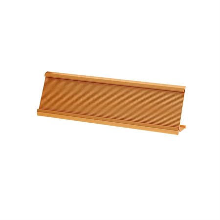 Desk Name Plate Holder 1 x 7' Gold