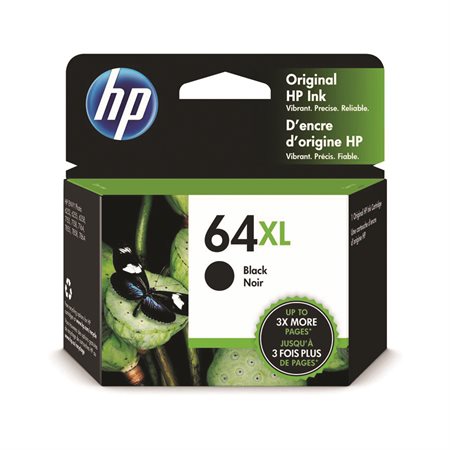 HP64XL - N9J92AN#140 High Yield Original Inkjet Cartridge - Black