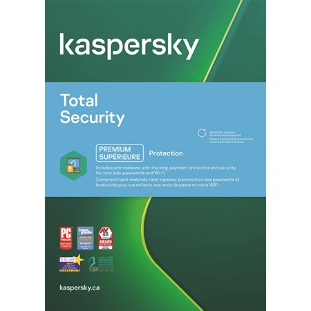 Sécurité total de Kaspersky pour 5 usagers