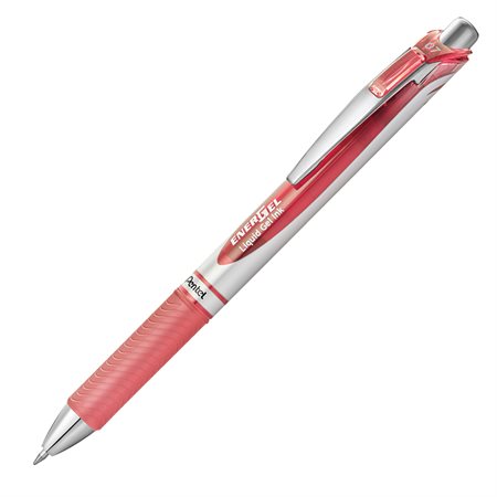 EnerGel® Retractable Rollerball Pens 0.7 mm point coral pink