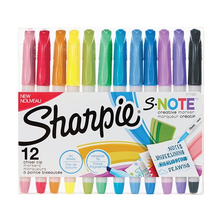 Sharpie® S-Note Marker pack of 12
