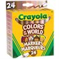 Colors of the World Crayons broad line markers