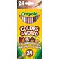 Colors of the World Crayons wood pencils
