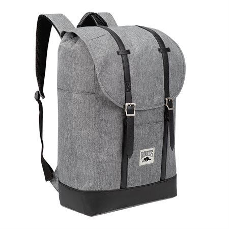 Vintage Recycled Fabric Backpack grey