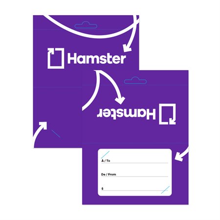 Porte-carte cadeau Hamster