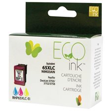 Remanufactured High Yield Ink Jet Cartridge (Alternative to HP 65XL)