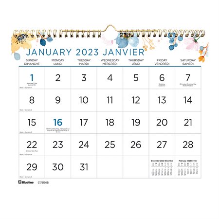 Large Print Wall Calendar (2024)