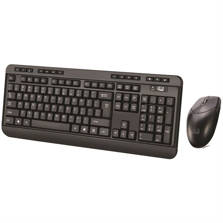 Antimicrobial Adesso Wireless Desktop Keyboard & Mouse Combo