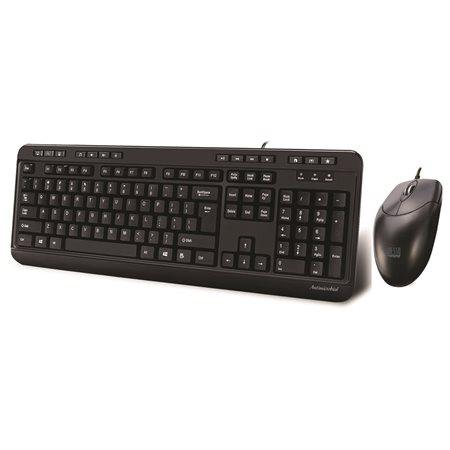 Adesso Antimicrobial Desktop Multimedia keyboard and mouse combo