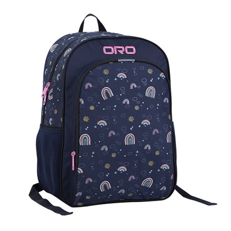 Collection d'accessoires pour la rentrée scolaire Arc-en-ciel de ORO sac à dos