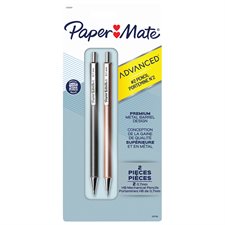 Portemines Paper Mate Advanced 0,7 mm gris bronze industriel et or rose