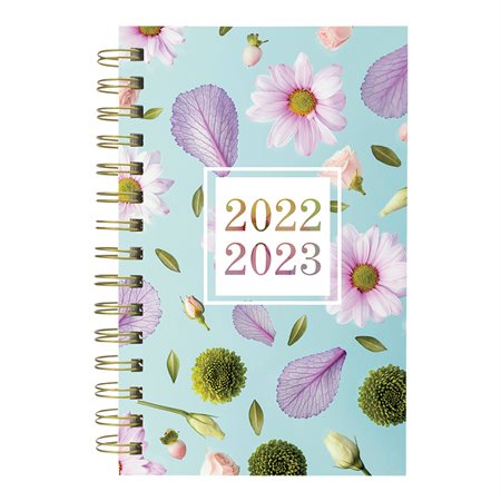 Academic Daily / Monthly 12-month planner (2022-2023) blue