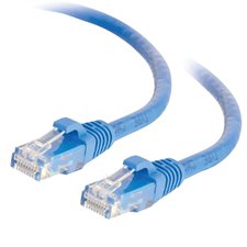 Câble réseau de raccordement Ethernet avec gaine CAT6 50 pieds bleu