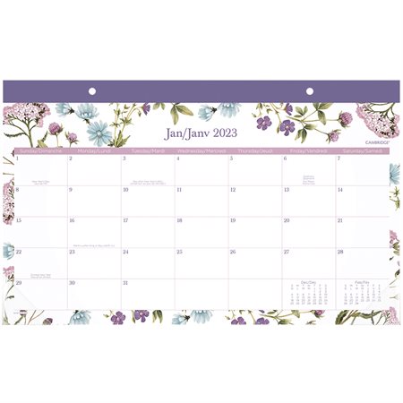 Summer Garden Monthly Desk Pad (2023)