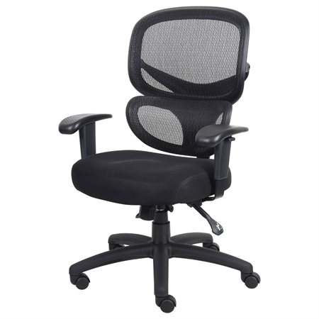 Mesh-Back Fabric Executive Chair