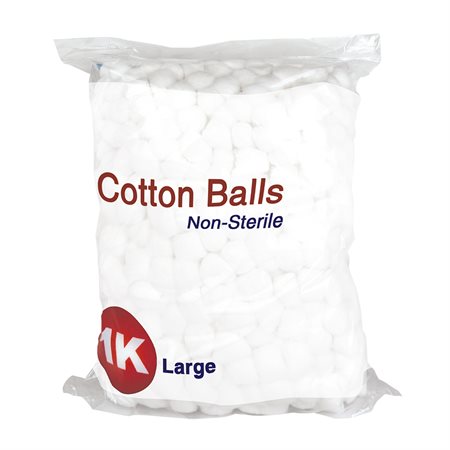 Boules de coton absorbantes