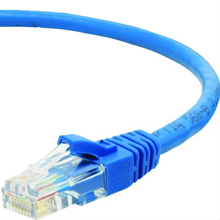 Câble réseau de raccordement Cat5e avec connecteurs RJ45 sans accrocs