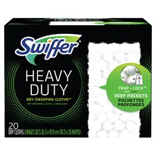 Recharges de linges secs Sweeper Heavy Duty paquet de 20