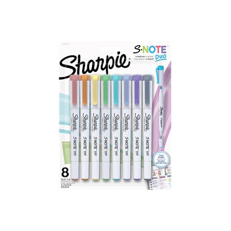 Sharpie S-Note Dual Tip Markers pack of 8