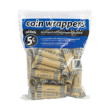 Paper Coin Tube 5 cents