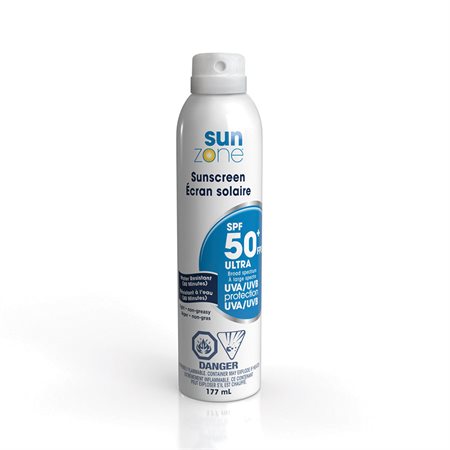 Crème solaire aérosol SPF 50+