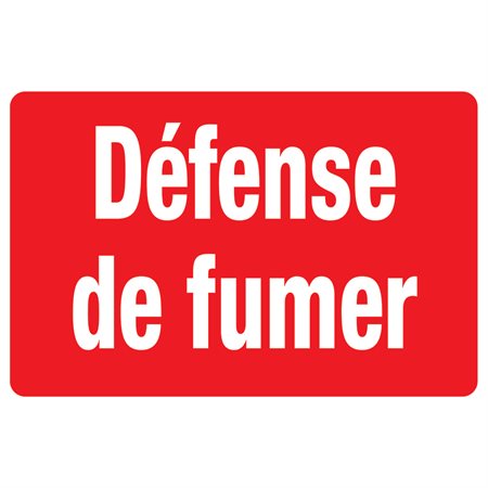 EISEIGNE DÉFENCE DE FUMER FR.