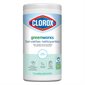 Serviettes désinfectantes Clorox Greenworks® Non parfumé  75 lingettes