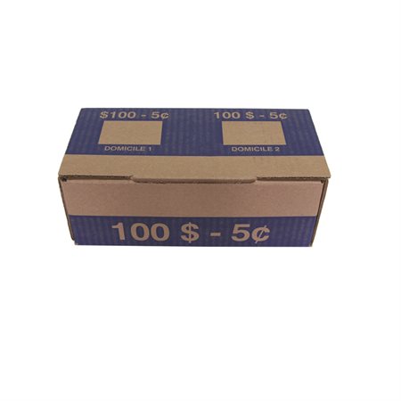 Box for coin tubes