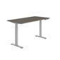 Ionic Adjustable Table mahagony
