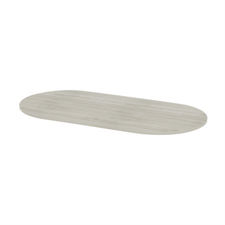 Table ovale extensible Surface de table blanc d'hiver