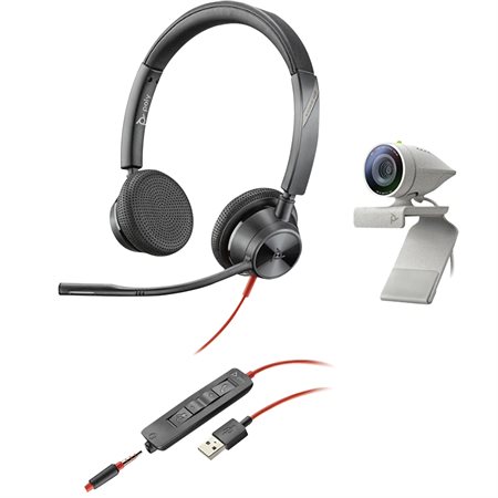 Ensemble webcaméra et casque d'écoute Studio P5 Blackwire