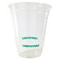 Gobelet compostable en plastique pour boissons chaudes 12 oz