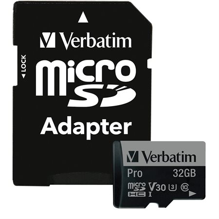 Carte micro avec adaptateur Pro Memory
