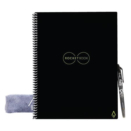 Carnet réutilisable RocketBook Core 32 pages noir