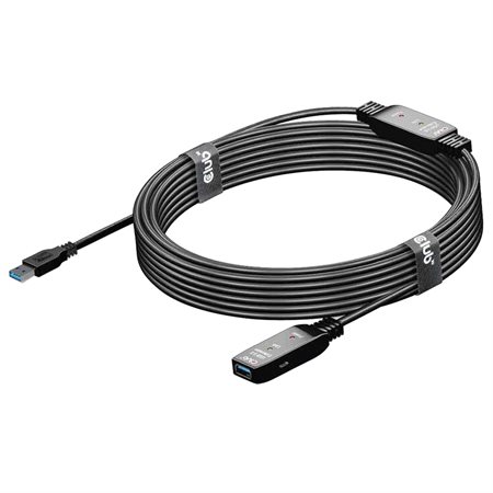 REP.CABLE USB-A 3.2 M / F 32' BK