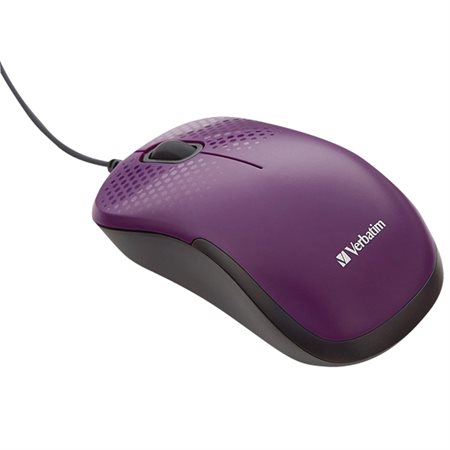 CORDED SIL.MOUSE PURP.