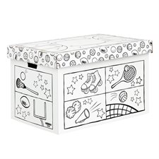 Storage Box to Draw Sport pattern