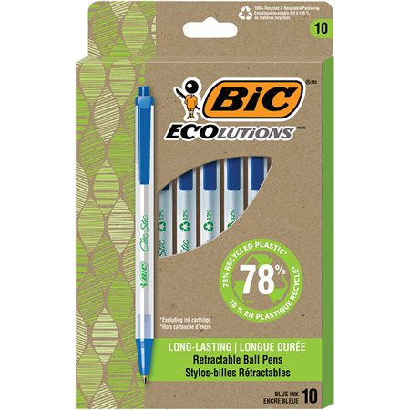 Ecolutions™ Clic Stic® Retractable Ballpoint Pens