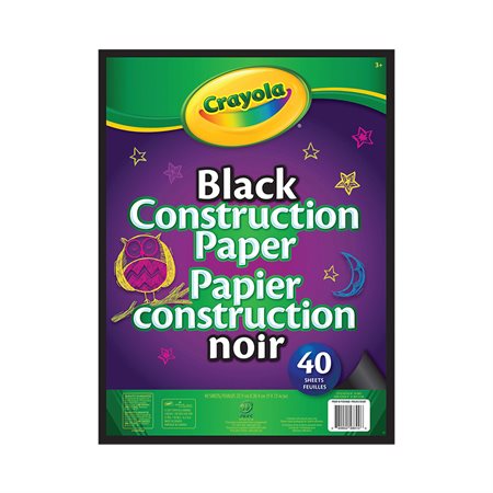Papier de construction noir