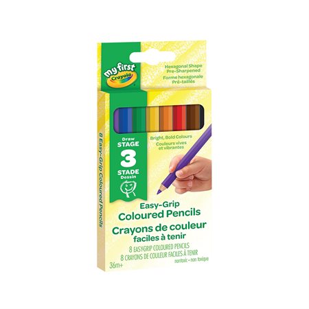 Crayons de couleur facile à tenir