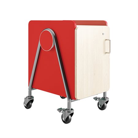 Whiffle Storage Cart - 4 Trays with Locking Door